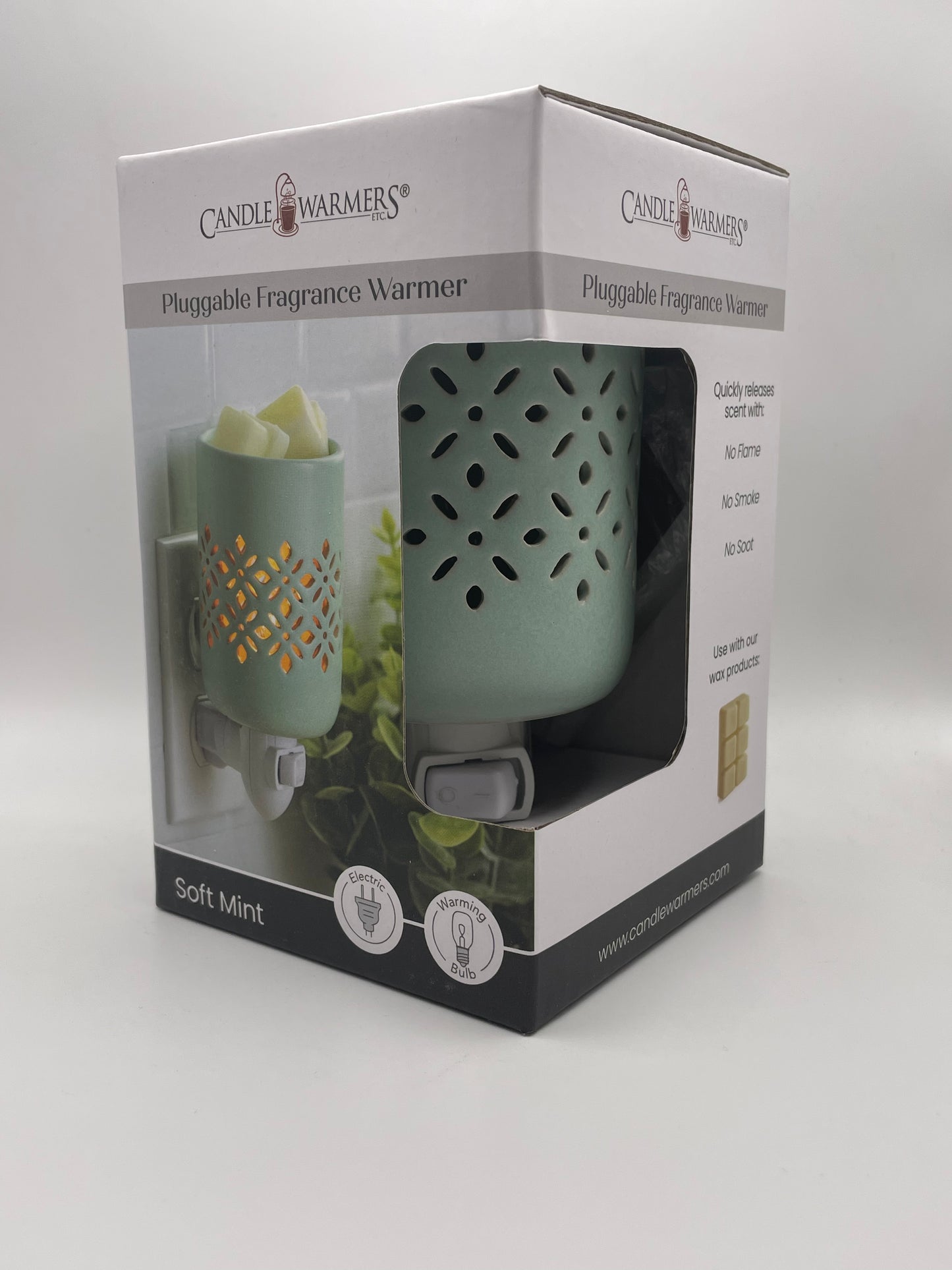 Wall Plug-In Wax Warmer Soft Mint